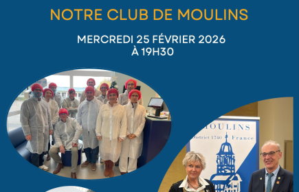 Soirée cocktail d'informations Rotary & son club de MOULINS